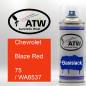 Preview: Chevrolet, Blaze Red, 75 / WA8537: 400ml Sprühdose, von ATW Autoteile West.